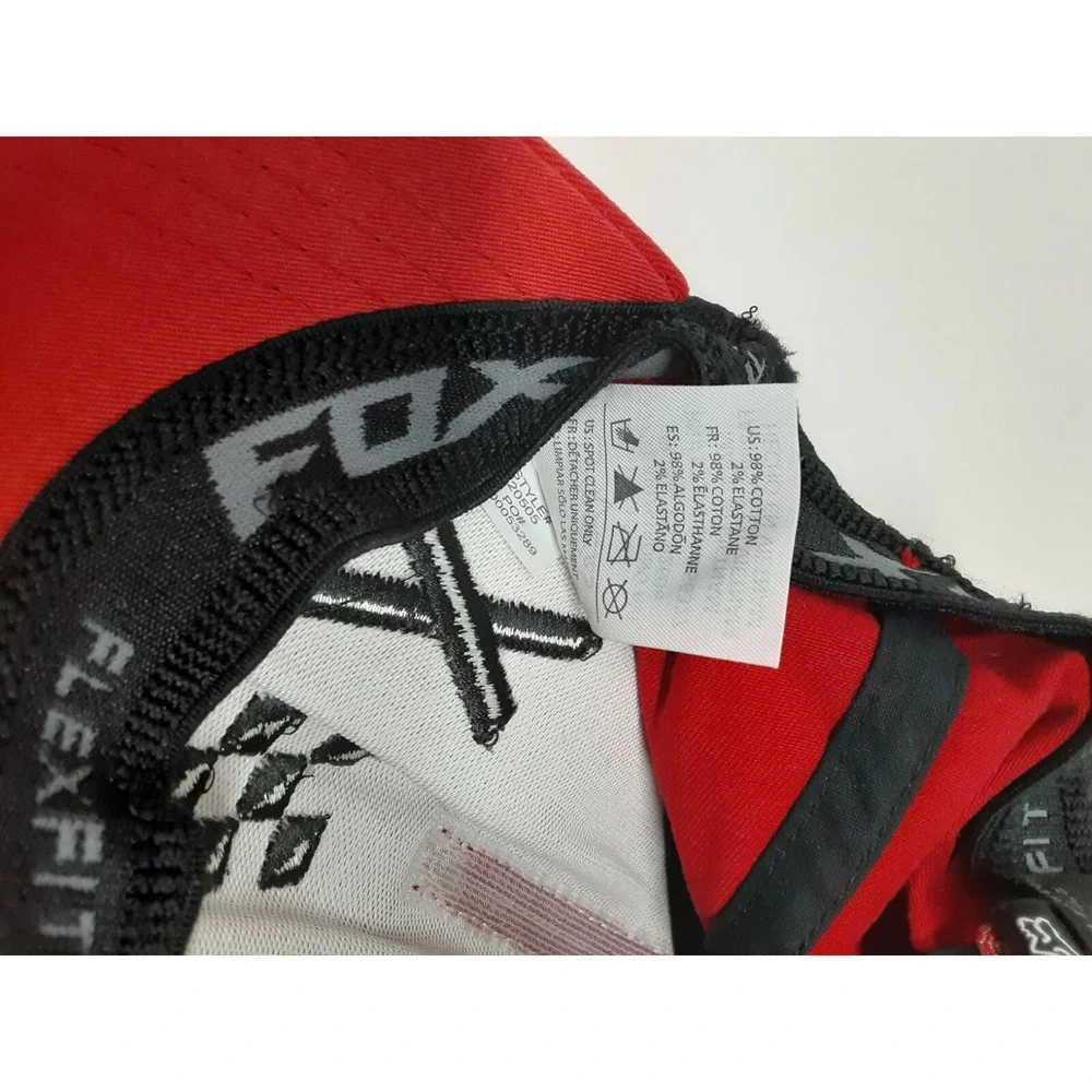 Fox Racing Youth OSFM FLEXFIT RED Baseball Cap Hat‎ Motocross